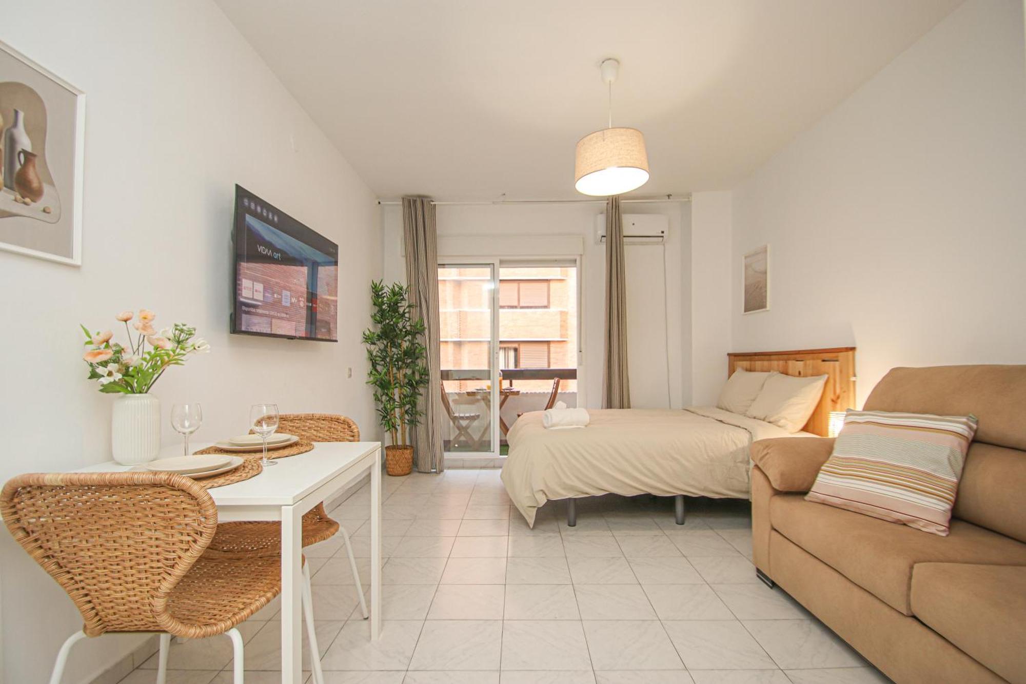 Wonderful Studio 15M Walk To Giralda And Feria Sevilla Buitenkant foto